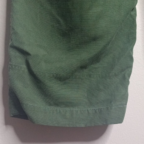 Lauren Ralph Lauren Khaki Green Utility Cropped Wide Leg Pants Lyocell Cotton 12 - Picture 6 of 15